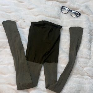 NNWOT Sheer Green Pantyhose